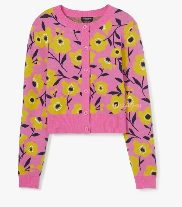 kate spade new york  |Flower Patterns Long Sleeves Office Style Elegant Style