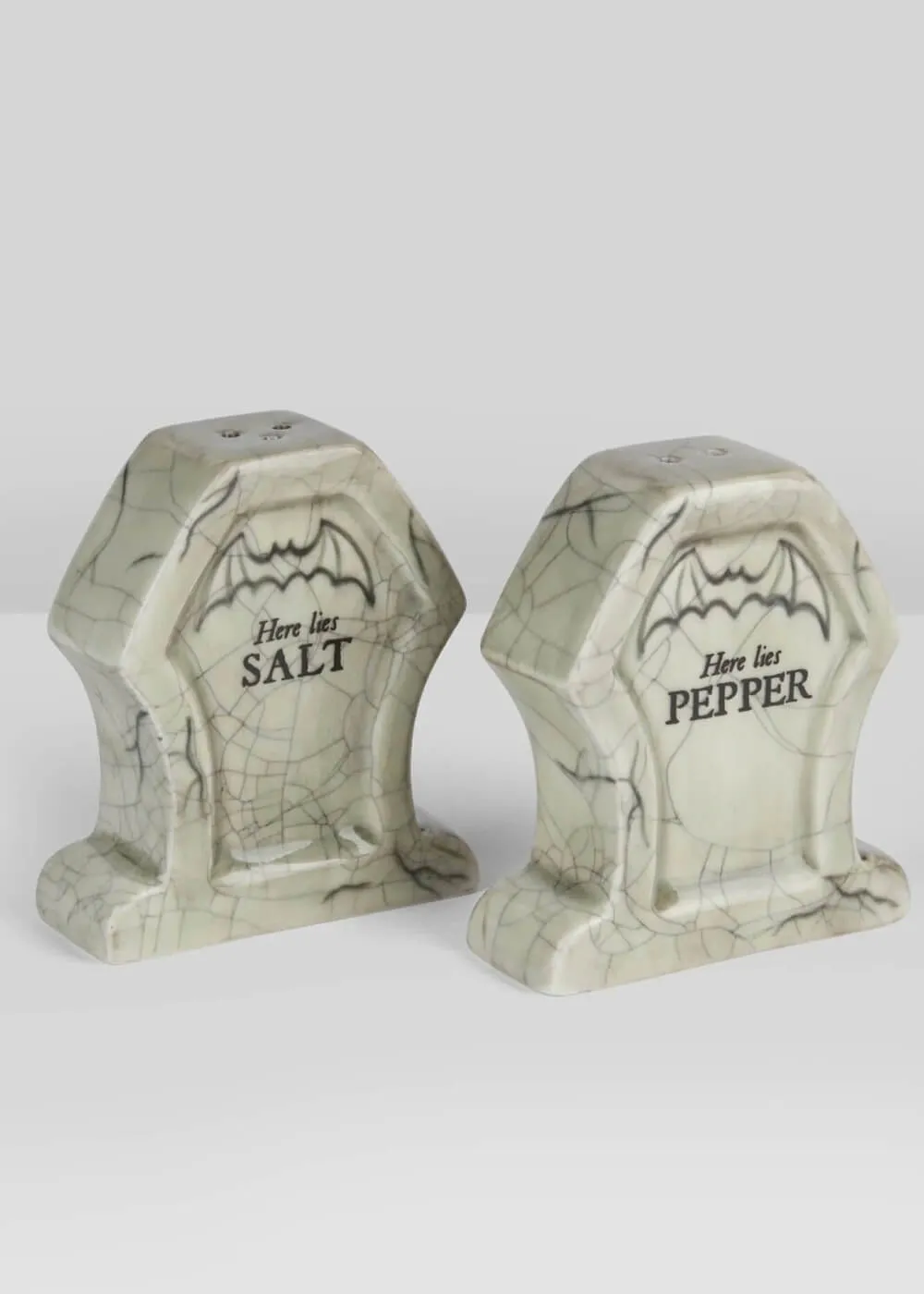 Killstar RIP Salt & Pepper Shakers Set Gray