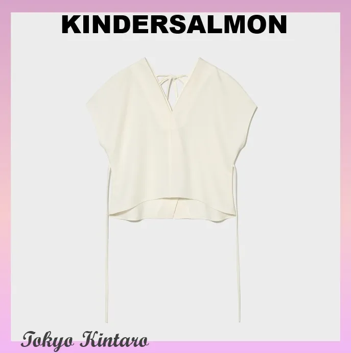 KINDERSALMON  |Sleeveless Street Style Tanks & Camisoles