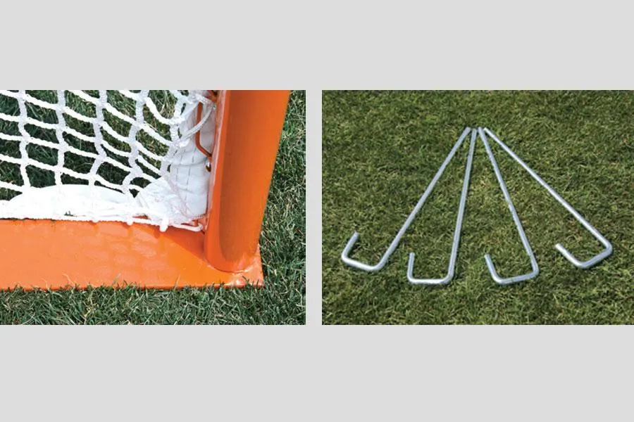 Lacrosse Goal High School/College Game Goal 6'x6'x7' by Crankshooter 118 lbs. Frame Only - Free Shipping