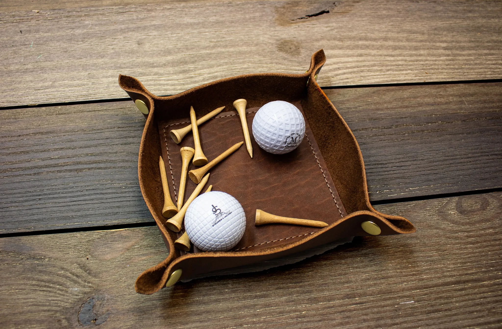 Leather Valet Tray