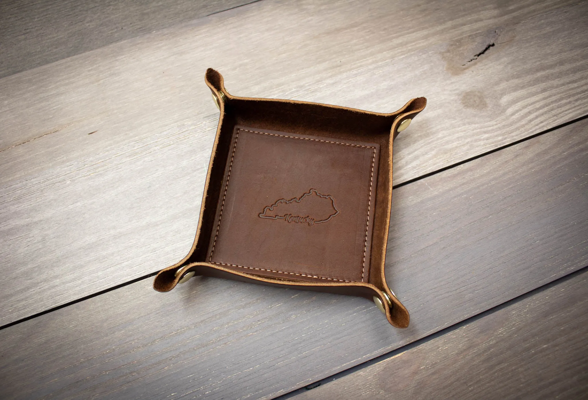 Leather Valet Tray