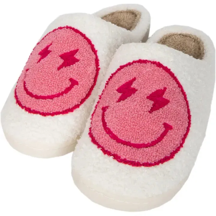 Lightning Happy Face Slipper