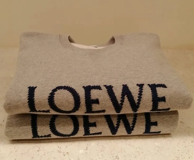 LOEWE  |Embroidered LOEWE sweatshirt in cotton