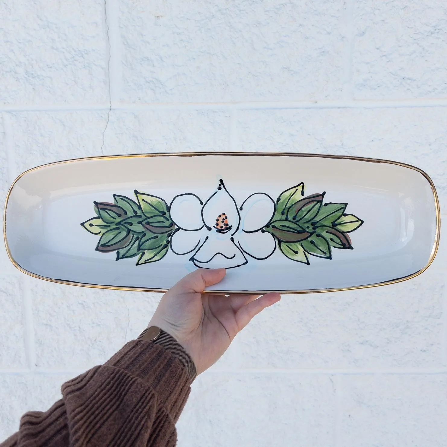 Magnolia Bread Tray