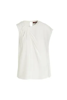 Max Mara Studio  |Silk Sleeveless Plain Tanks & Camisoles