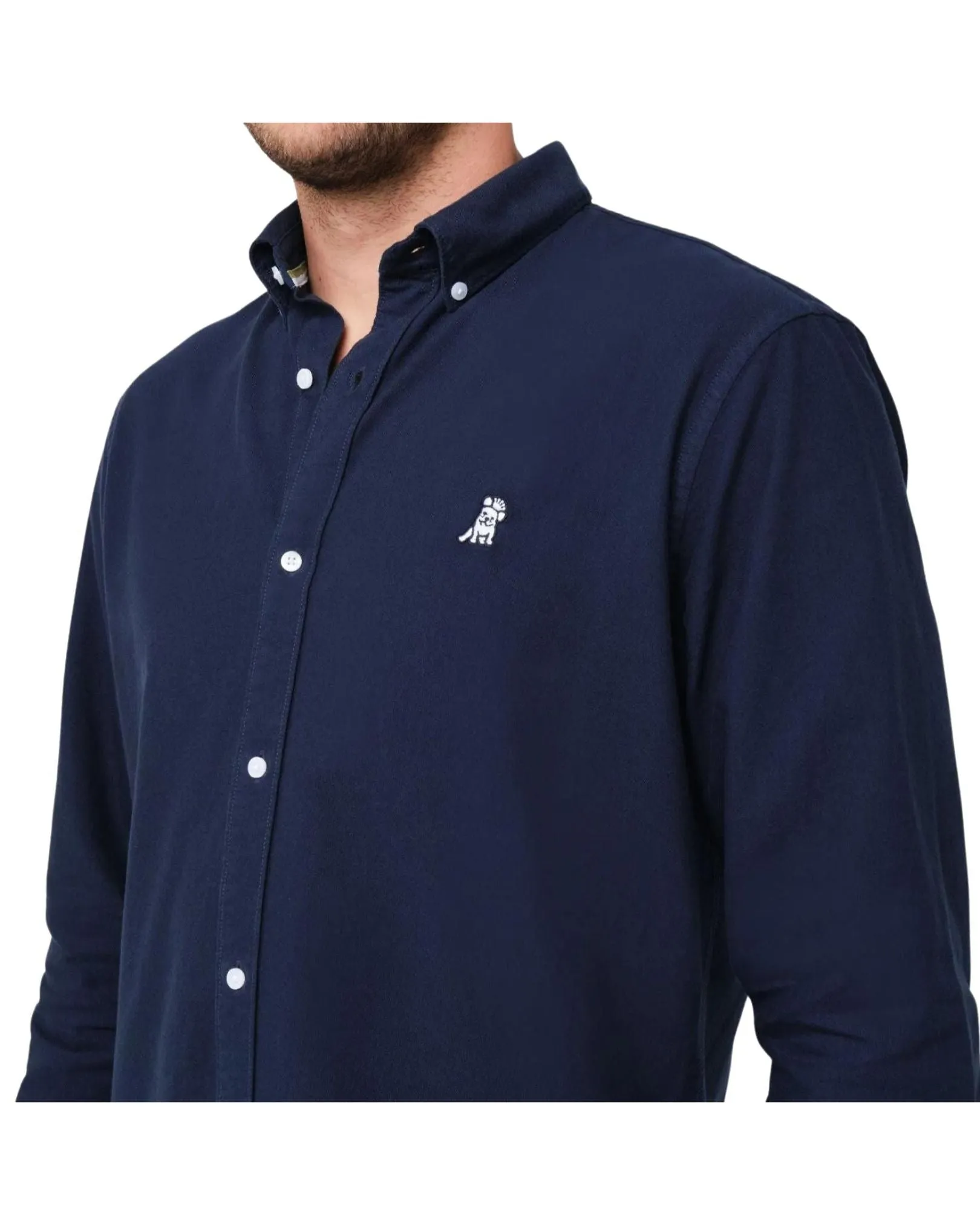 Men's Button Down Shirt - Navy A50