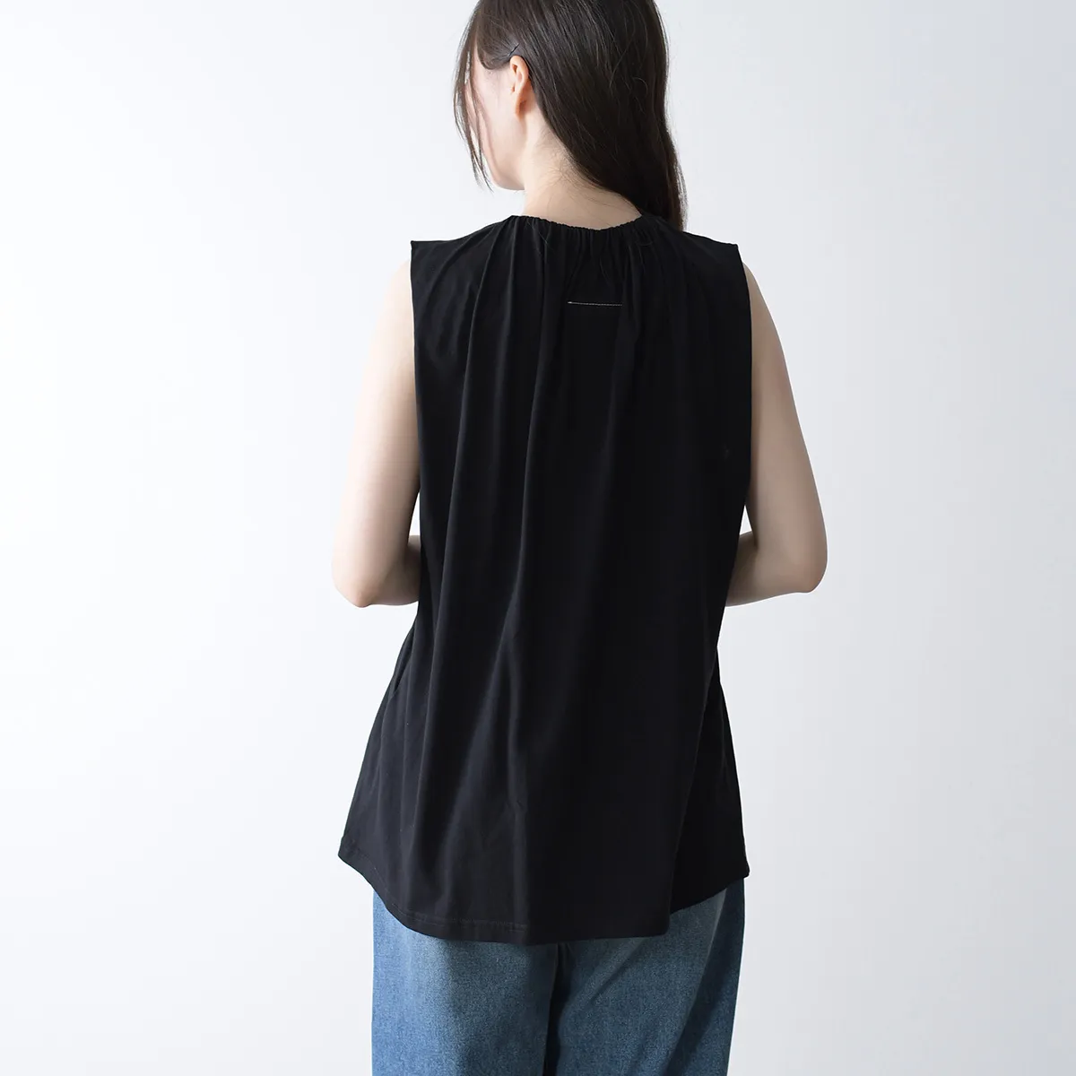 MM6 Maison Margiela  |Sleeveless Plain Cotton Tanks & Camisoles