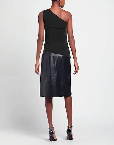 MM6 Maison Margiela  |Sleeveless Plain Party Style Elegant Style Asymmetry