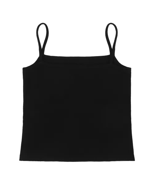 NASTY FANCY CLUB  |Blended Fabrics Sleeveless Street Style Plain Logo