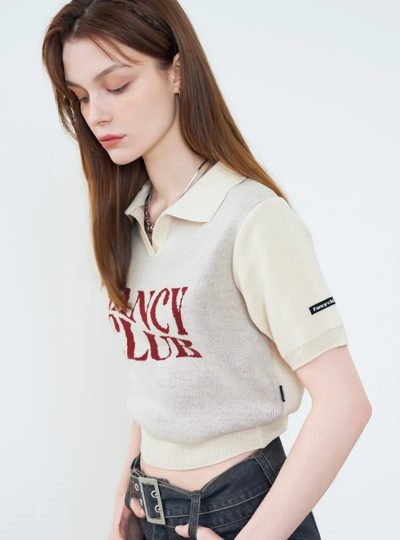 NASTY FANCY CLUB  |Casual Style Street Style Short Sleeves Logo