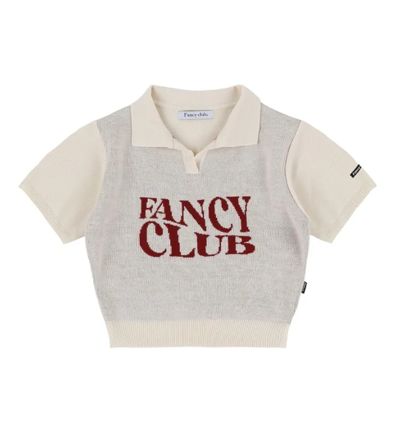 NASTY FANCY CLUB  |Casual Style Street Style Short Sleeves Logo