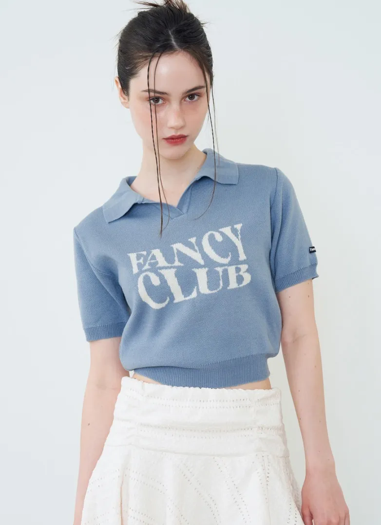 NASTY FANCY CLUB  |Casual Style Street Style Short Sleeves Logo