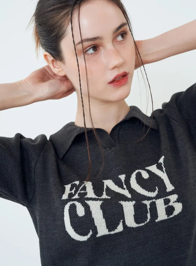 NASTY FANCY CLUB  |Casual Style Street Style Short Sleeves Logo