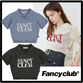 NASTY FANCY CLUB  |Casual Style Street Style Short Sleeves Logo