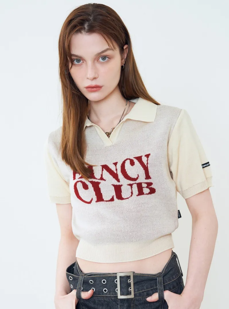 NASTY FANCY CLUB  |Casual Style Street Style Short Sleeves Logo