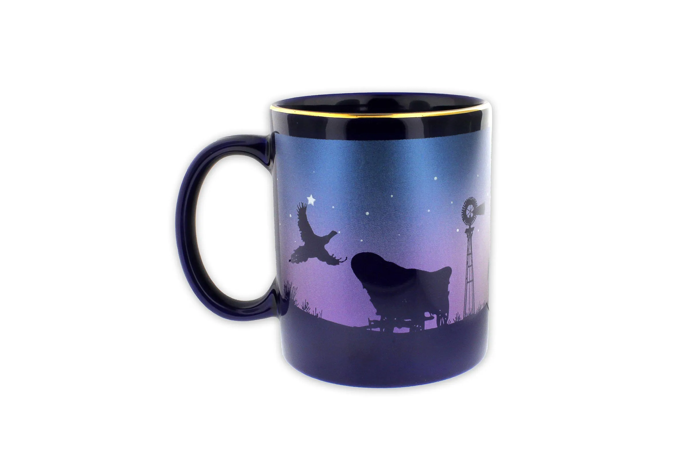 Nebraska Souvenir Night Scene Coffee Mug