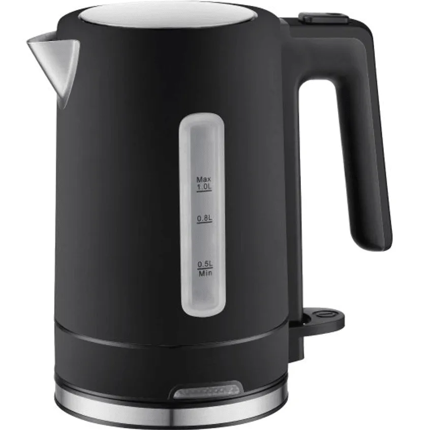 Nero Select Matte Black Stainless Steel Kettle Water Boiler 1L