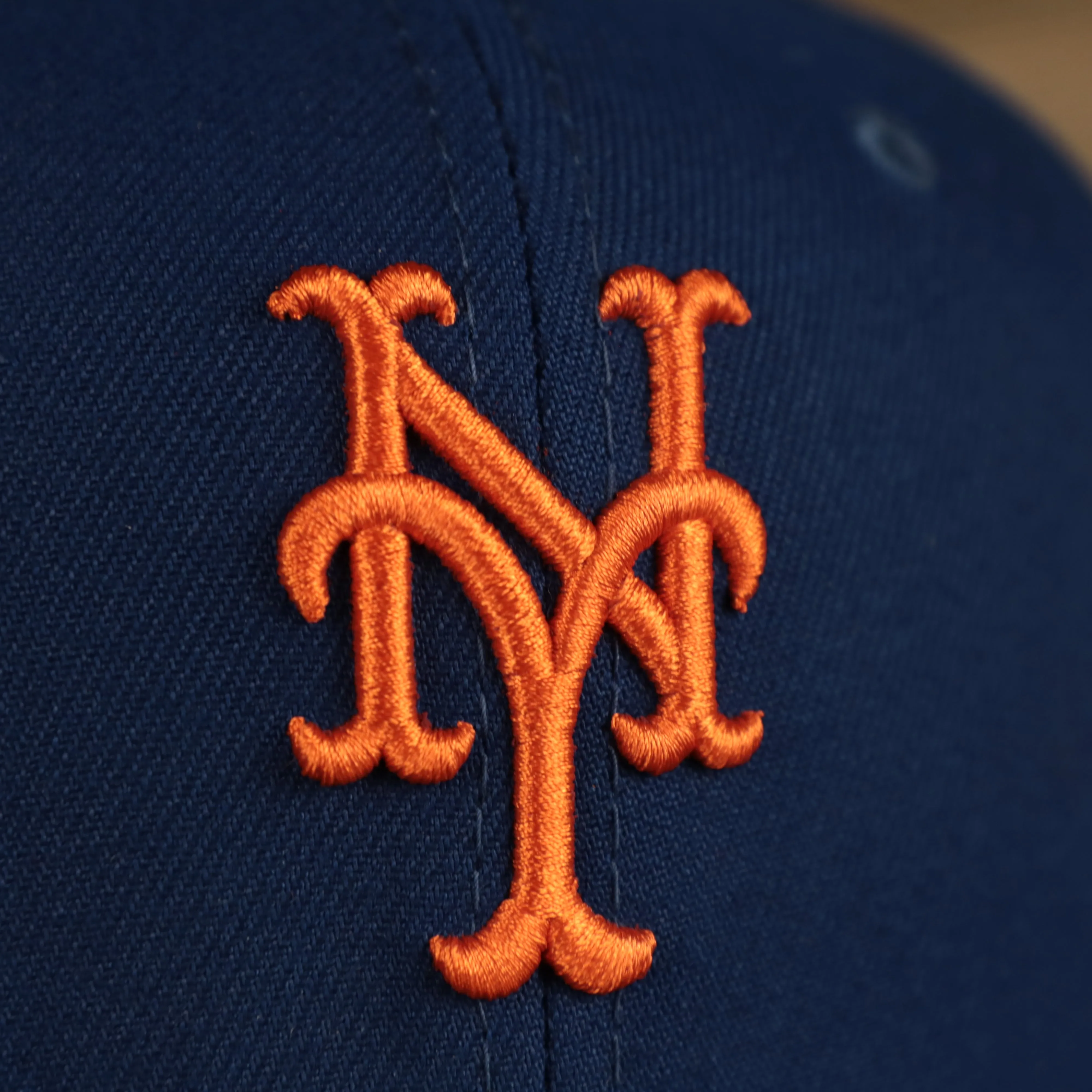 New York Mets City Cluster Side Patch Gray Bottom Royal 59Fifty Fitted Cap