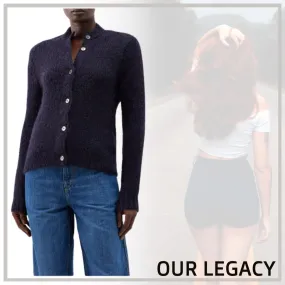 OUR LEGACY  |Casual Style Blended Fabrics Long Sleeves Plain Party Style