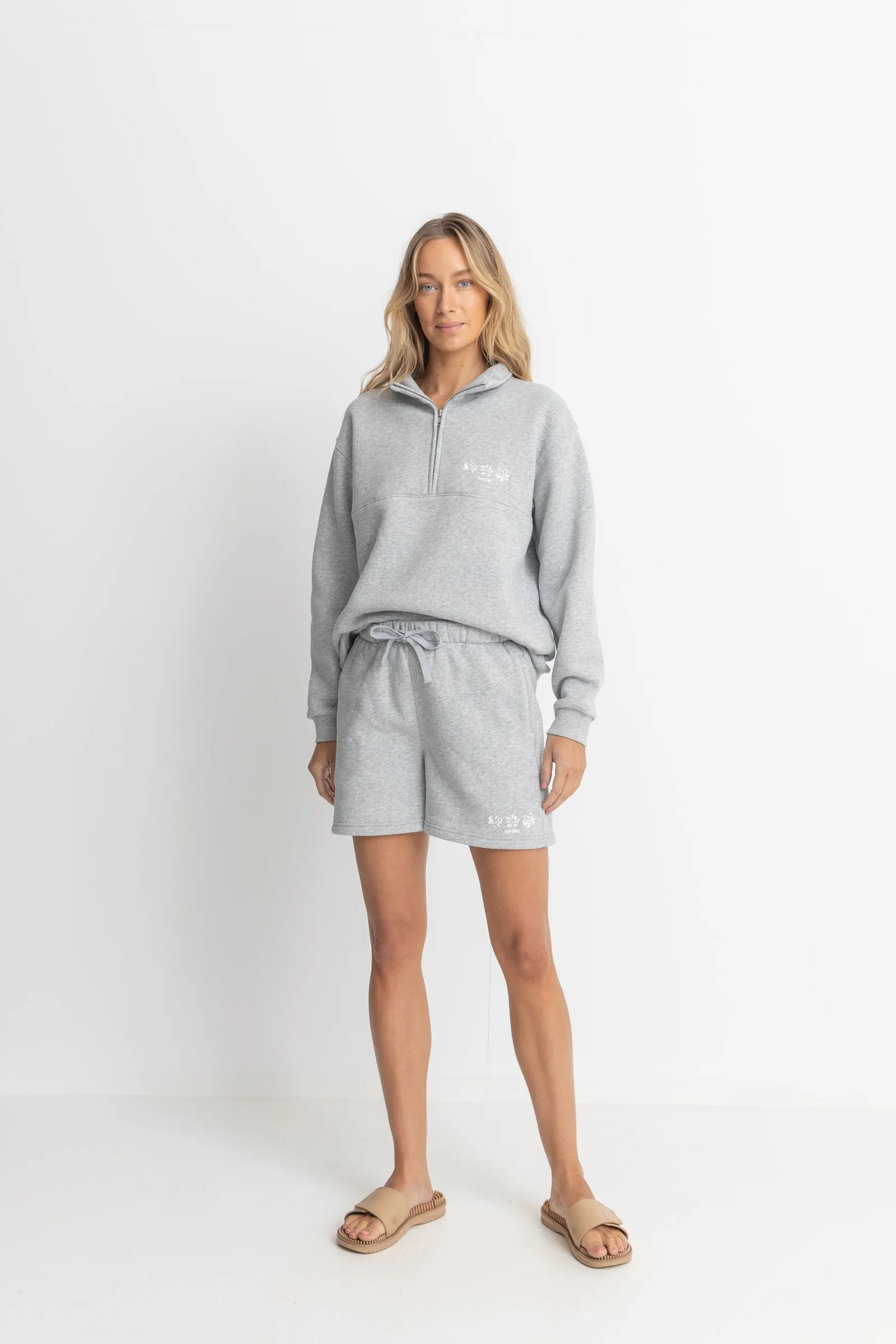 Pacifica 1/ 4 Zip Fleece Grey