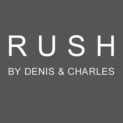 Pale Blue Gray Gold toned Bead Necklace by RUSH Denis Charles Leaf