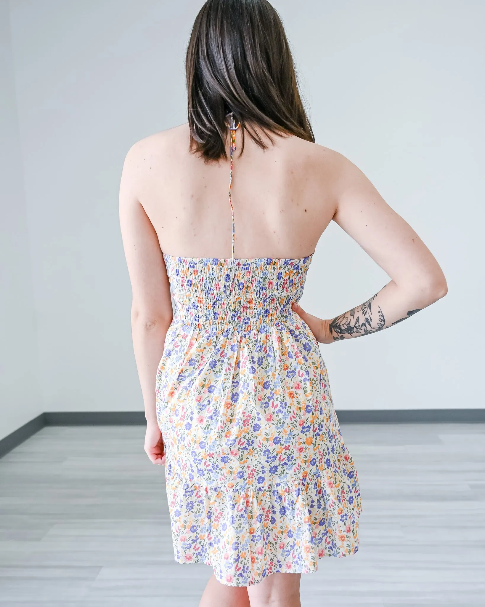 Paradise On Earth Halter Dress