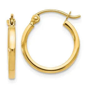 Polished Hinged Hoop Earrings