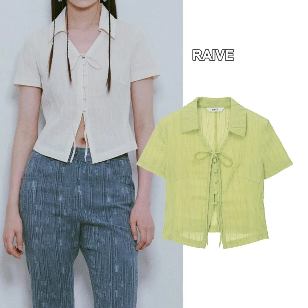 RAIVE  |Casual Style Nylon Street Style Plain Short Sleeves