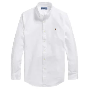 Ralph Lauren Camicia Uomo Oxford Class Fit Logo Pony Ricamato Button-Down