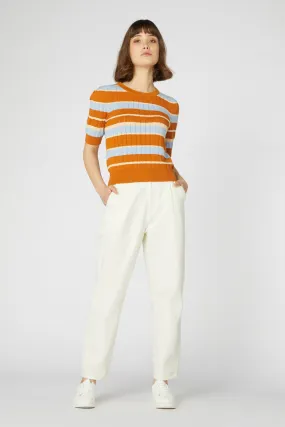 Saffron Stripe Knit