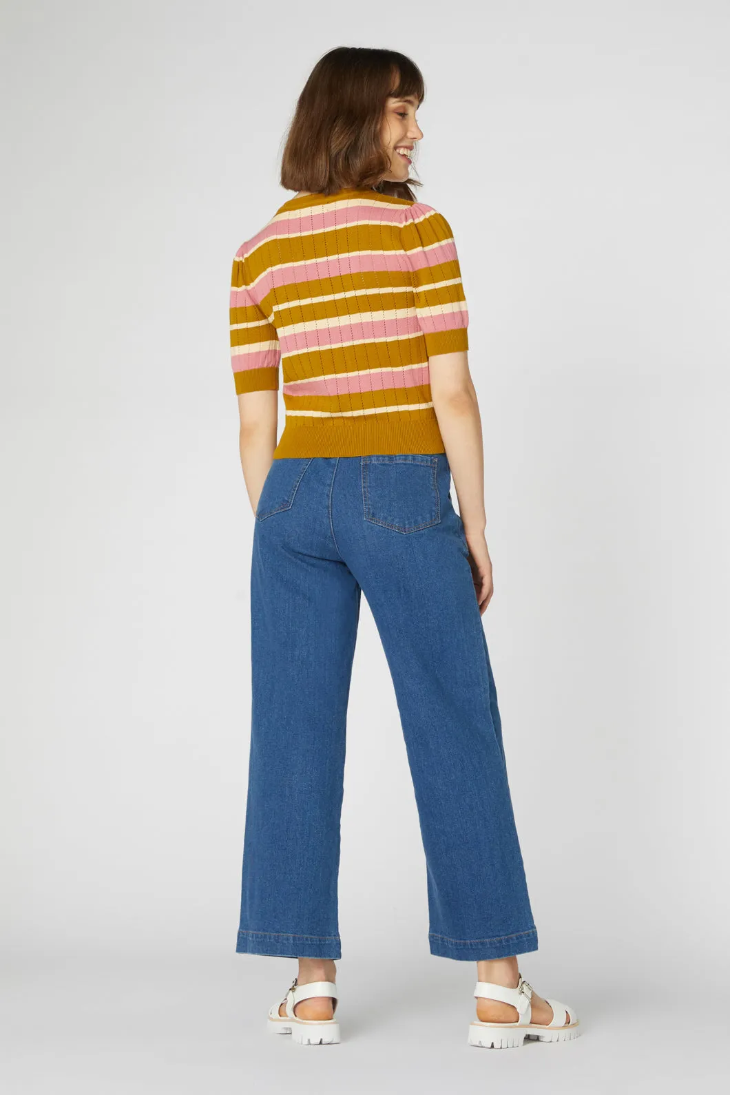 Saffron Stripe Knit