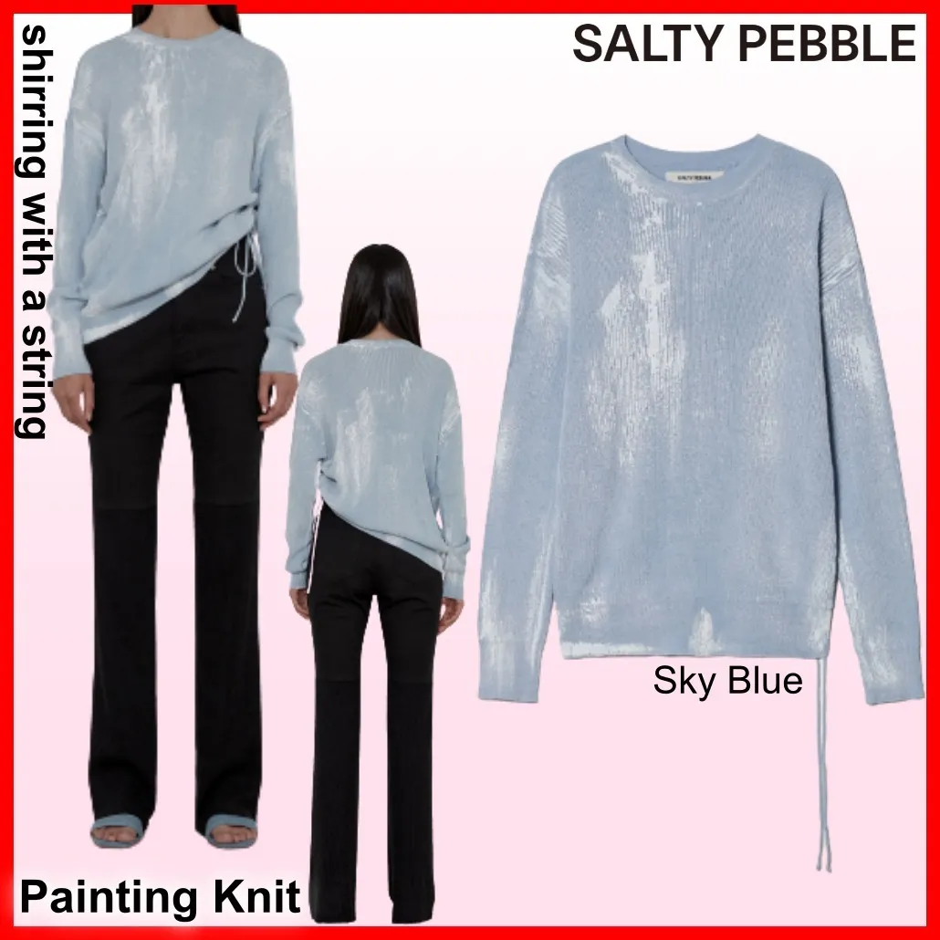 SALTY PEBBLE  |Casual Style Nylon Street Style Long Sleeves Cotton Medium