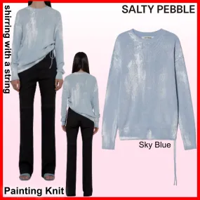 SALTY PEBBLE  |Casual Style Nylon Street Style Long Sleeves Cotton Medium