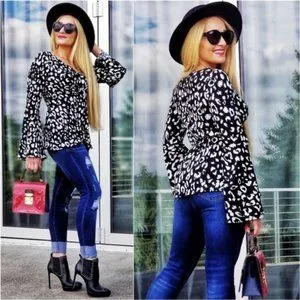 SASSY Animal Print Top