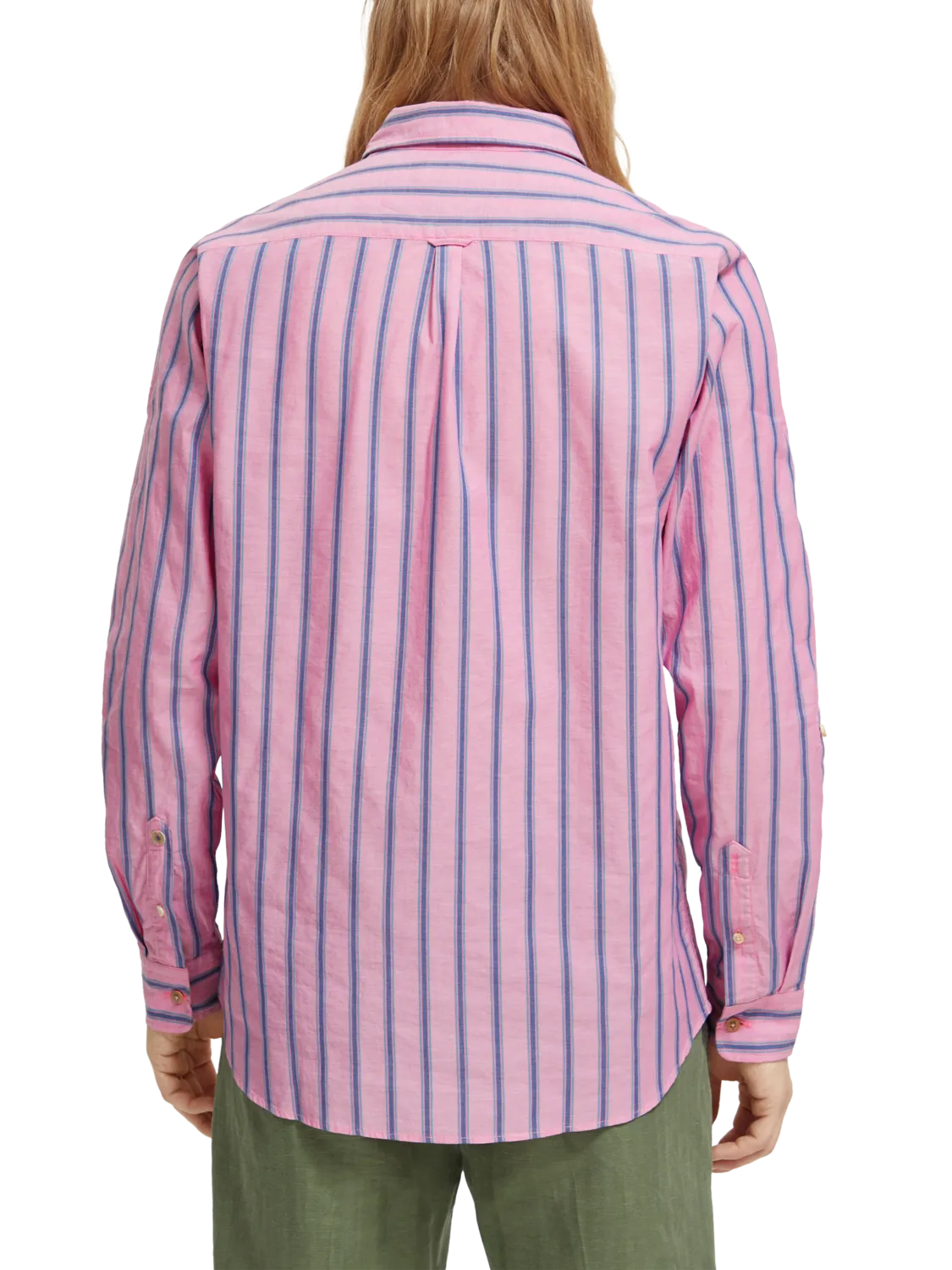 Scotch & Soda - Striped Shirt - Pink/Multi Stripe