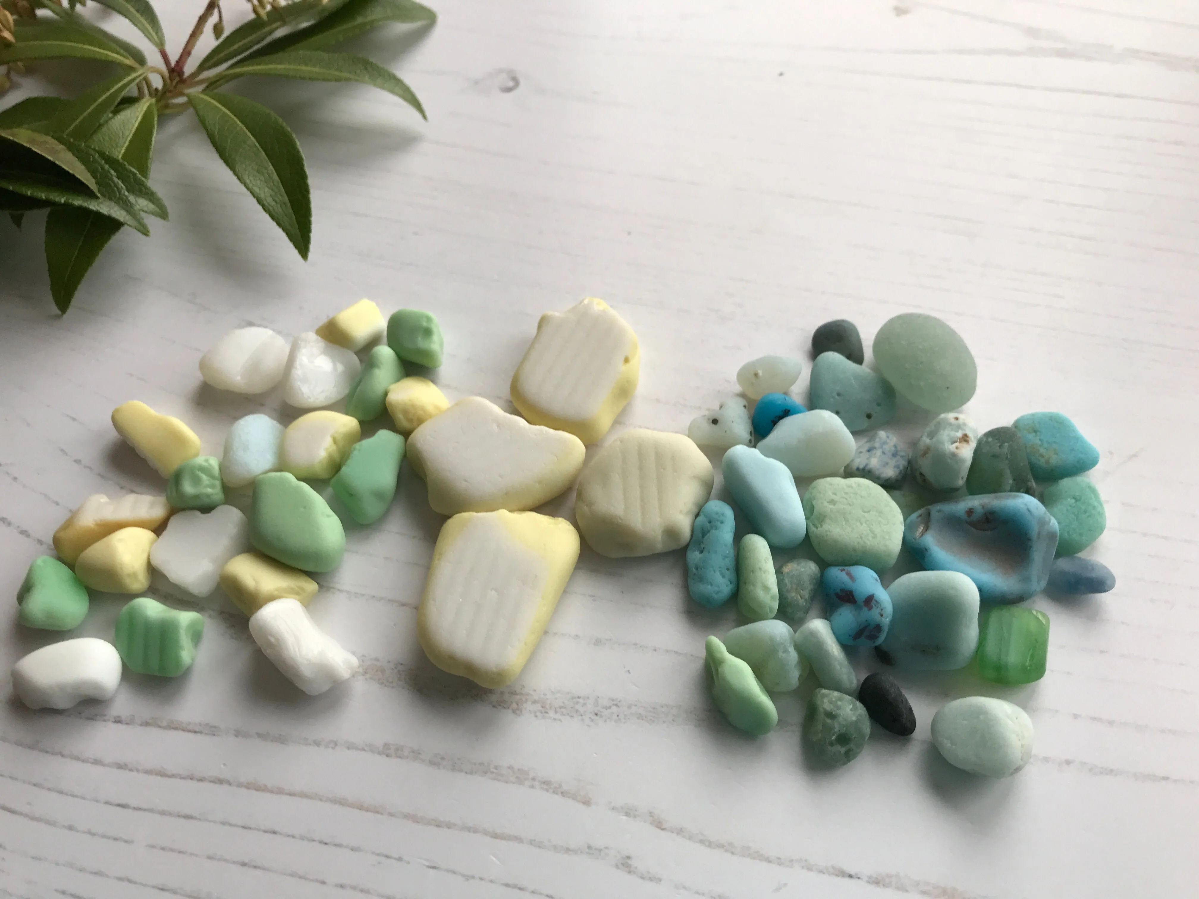 Seaham Milk Sea Glass - Craft DIY Mosaic