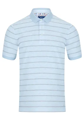 Short Sleeve Polo Shirt - Blue