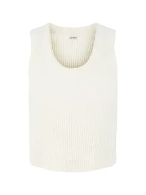 Simkhai Sibyl Sleeveless Tank in Ivory