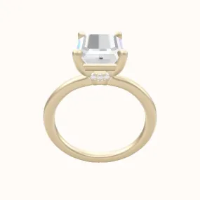 Solitaire Engagement Ring With Standard Four Prong Head