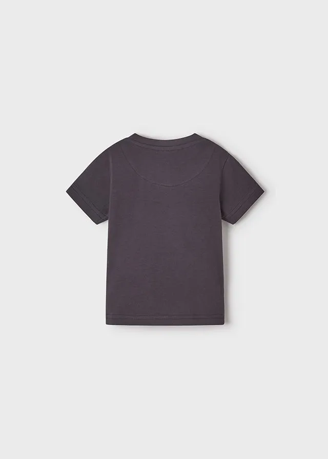 S/s t-shirt for baby boy - Dark gray