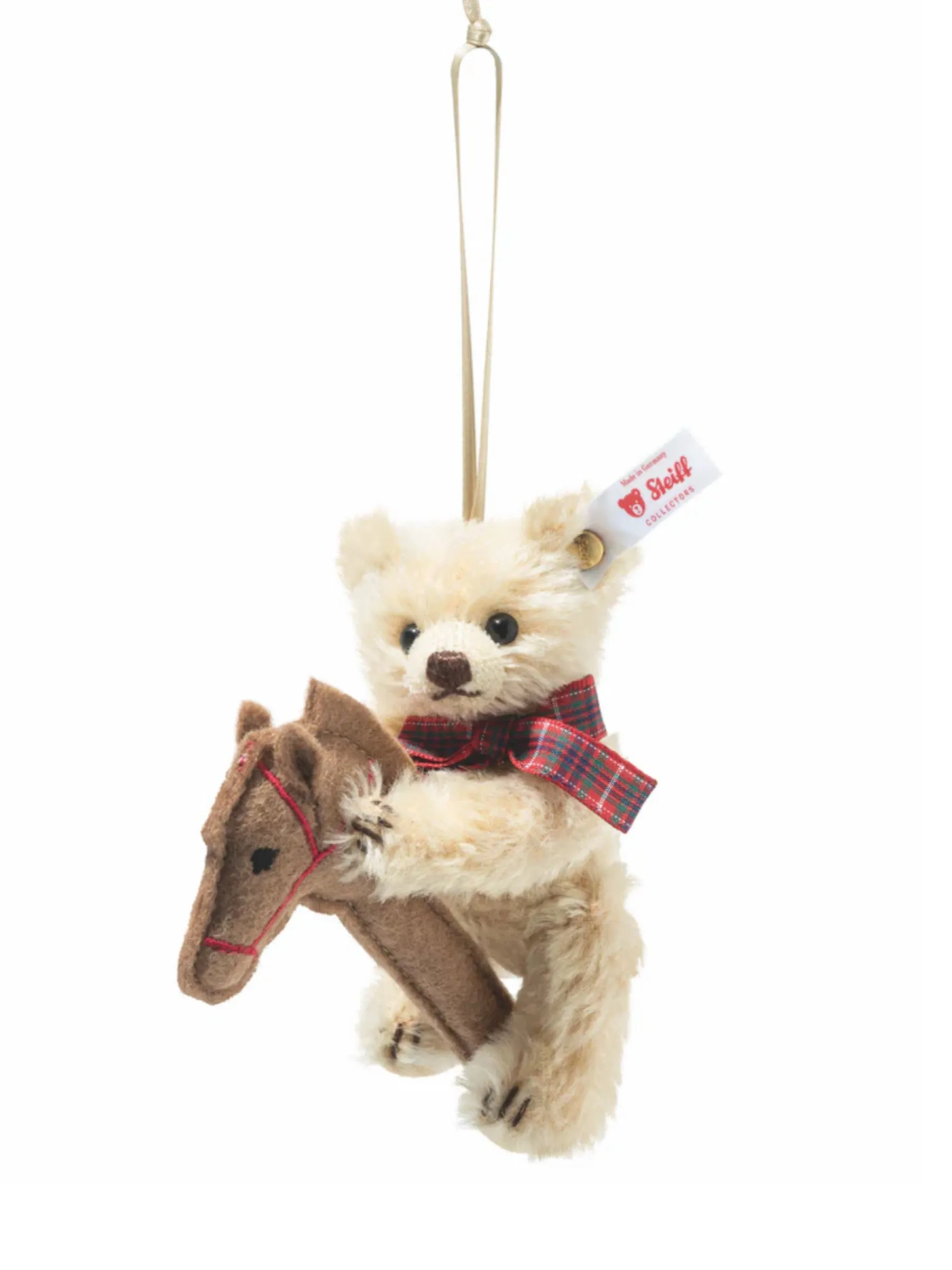 Steiff Teddy Bear Christmas Ornament with Hobby Horse Limited Edition No 335