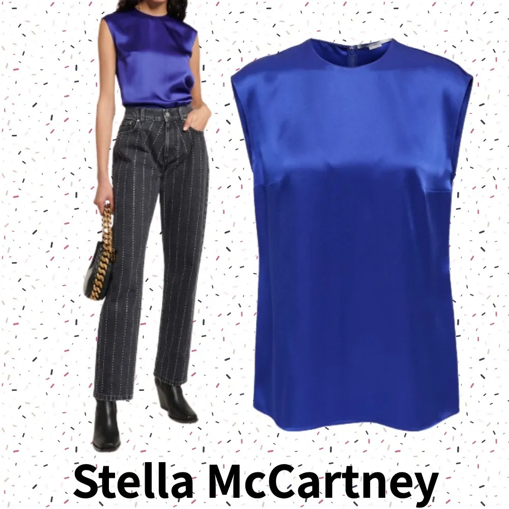 Stella McCartney  |Sleeveless Elegant Style Tanks & Camisoles