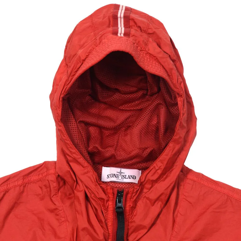 Stone Island Membrana Hooded JacketRed