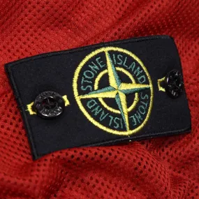 Stone Island Membrana Hooded JacketRed