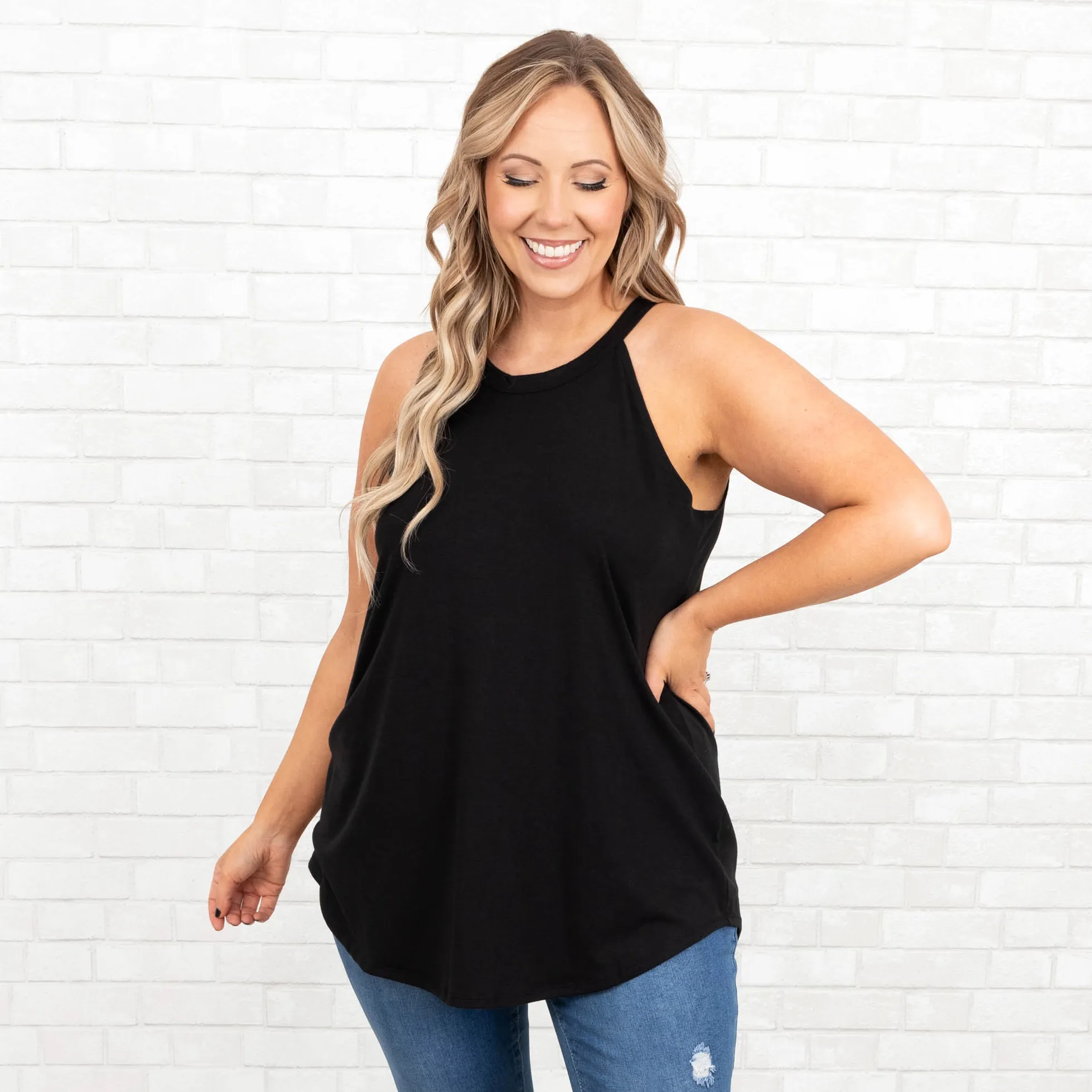 Sunny Days Ahead Tank, Black