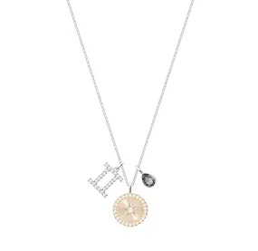 Swarovski Zodiac Pendant GEMINI, Gray, Rhodium Plating -5349217