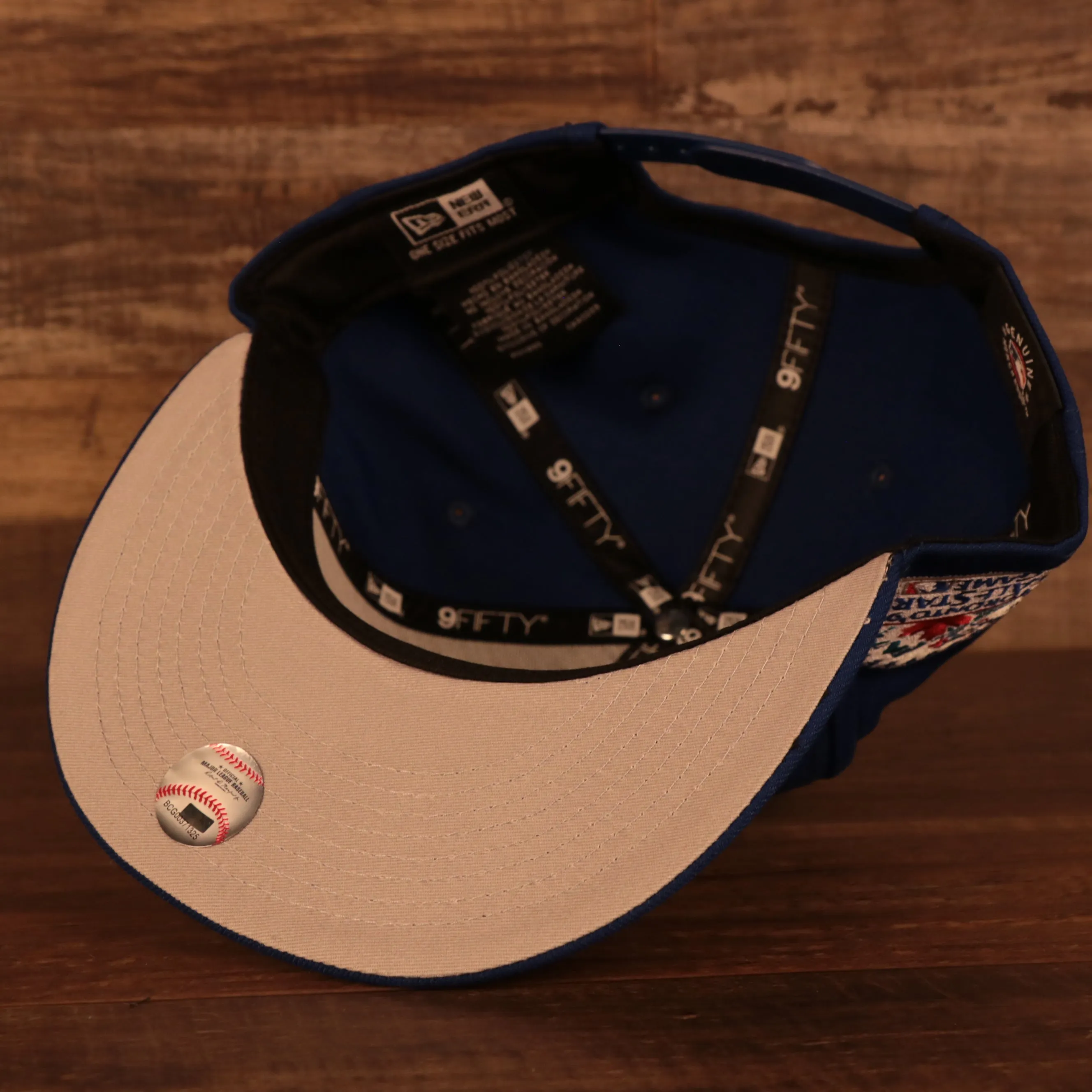 Toronto Blue Jays 1991 All Star Game Side Patch Gray Bottom 9Fifty Snapback Hat