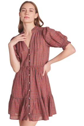 Trovata Birds of Paradis Yulia Dress in Redford Plaid