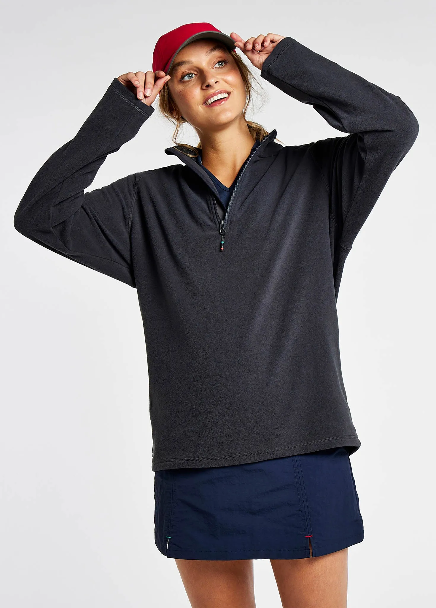 Valencia Ladies Quarter-zip Fleece - Graphite